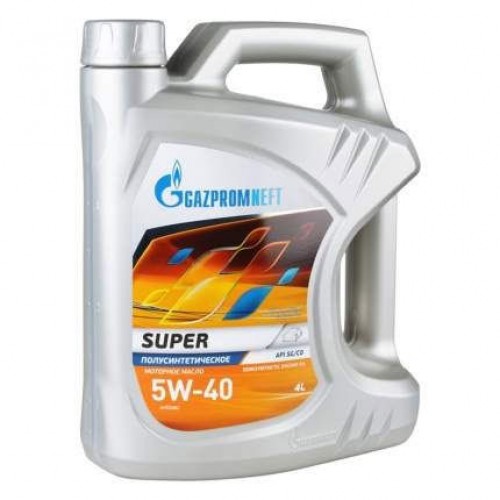 Газпромнефть Super 5W-40 (4л) Масло моторное полусинтетическое