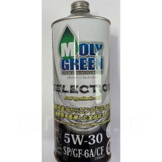 MOLYGREEN SELECTION 5W-30 (1л) SP/GF-6A/CF Масло моторное синтетическое