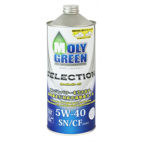 MOLYGREEN SELECTION 5W-40 (1л) Масло моторное синтетическое