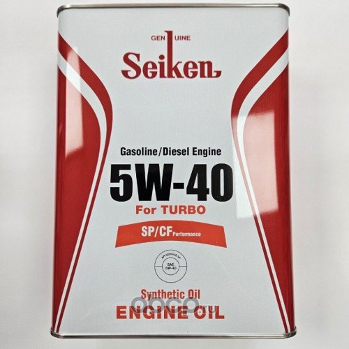 Seiken 5W-40 SP/GF-6A (4л) Масло моторное синтетическое