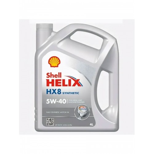 SHELL HX 8 Syntetic 5W-40 (4л) Масло моторное синтетическое