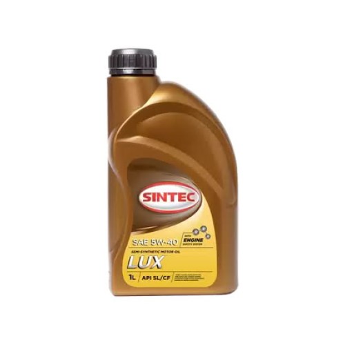 SINTEC Люкс 5W-40 1л. Масло моторное полусинтетическое