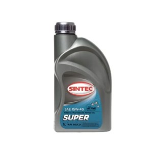 SINTEC Super 15W-40 1л. Масло моторное минеральное