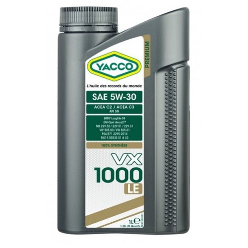 YACCO VX 1000 LE 5W-30 (1л)
